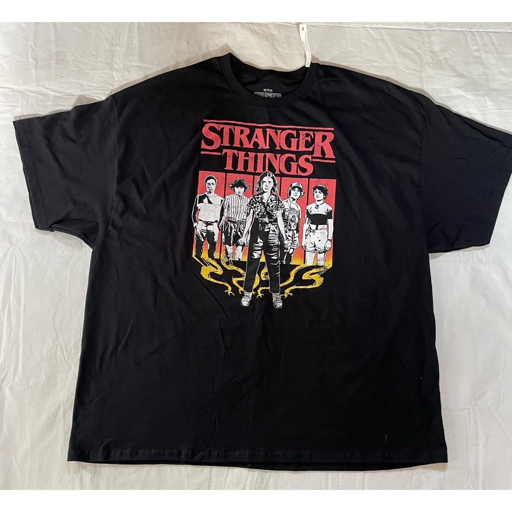 New Stranger Things‎ Netflix Retro Cotton T-Shirt Men's Size 3XL (54-56)